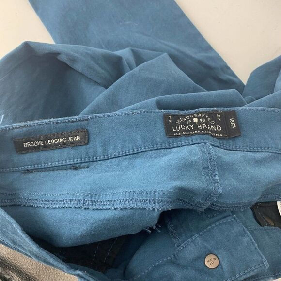 Lucky Brand Brooke Legging Jean Blue Size 12 / 31 - Picture 4 of 5
